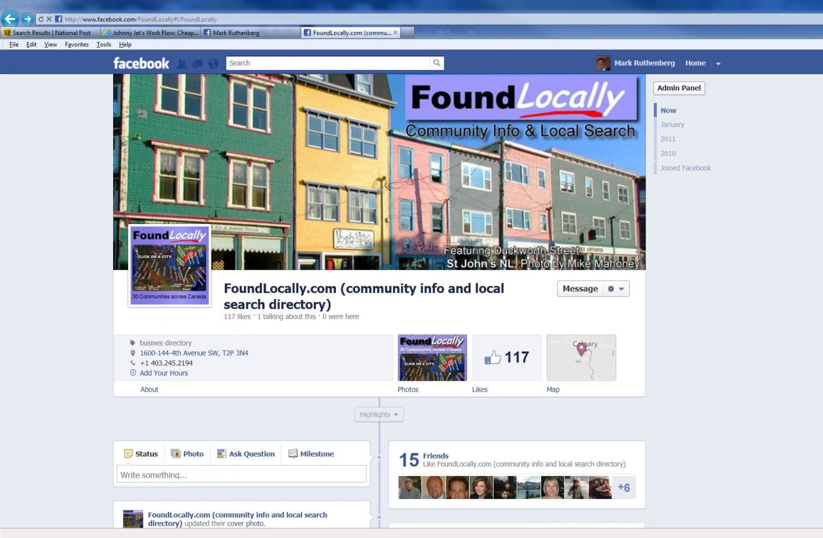 Facebook Timeline View