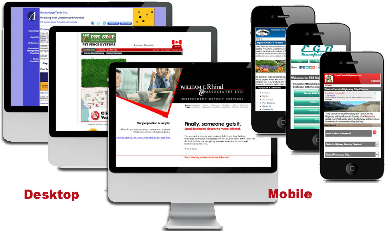 Mobile And Desktop Site Design