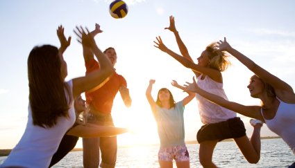 Beach Volleryball Game