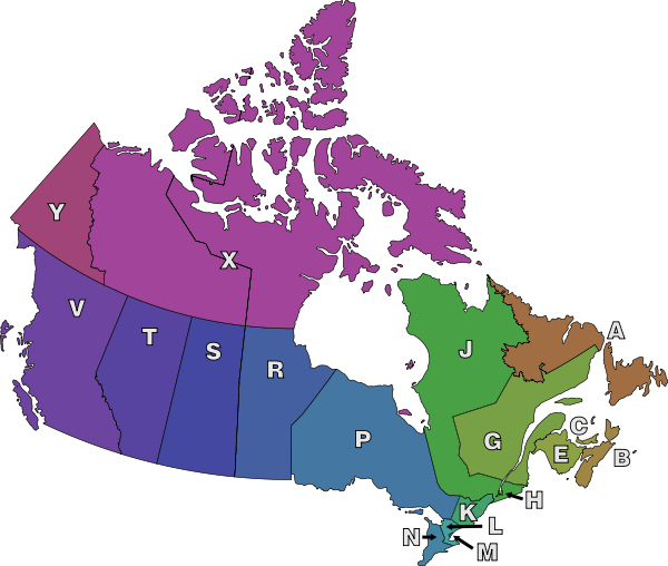 Postal Codes Across Canada