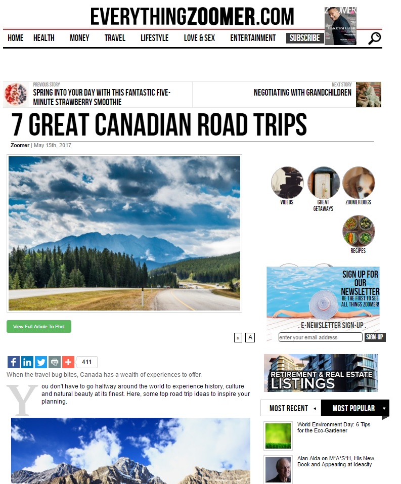 7 Great Canadian Road Trips-EverythingZoomer