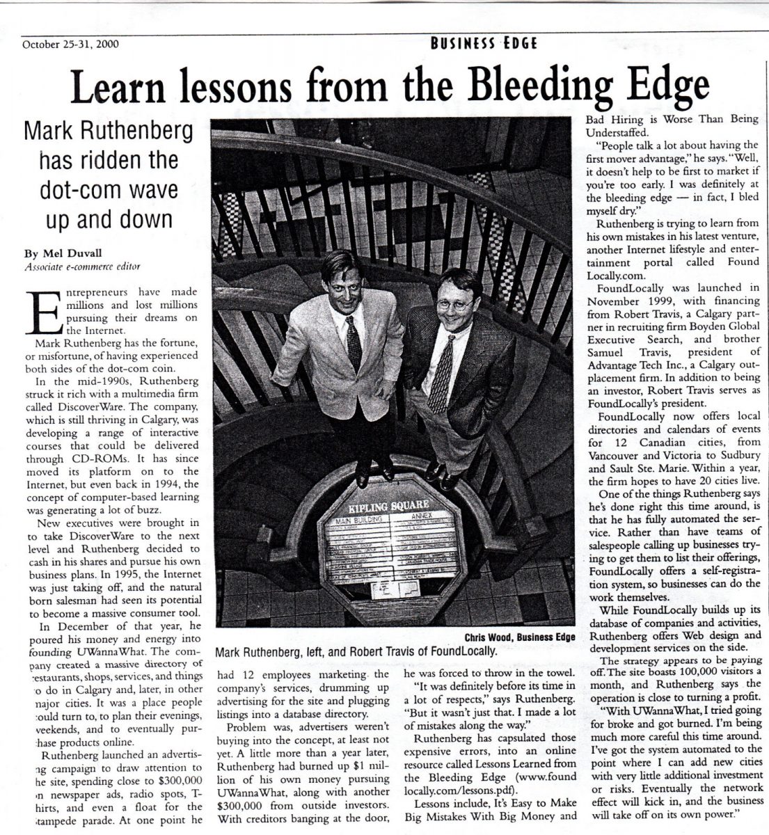 Learn Lessons from the Bleeding Edge - Business Edge