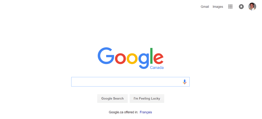 Google.ca search box