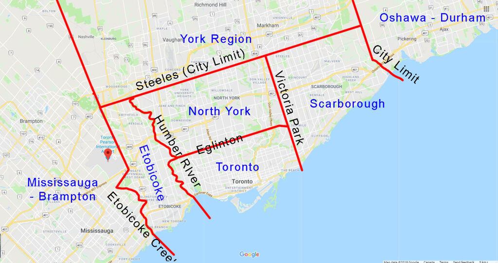 Toronto (GTA) FoundLocally cities