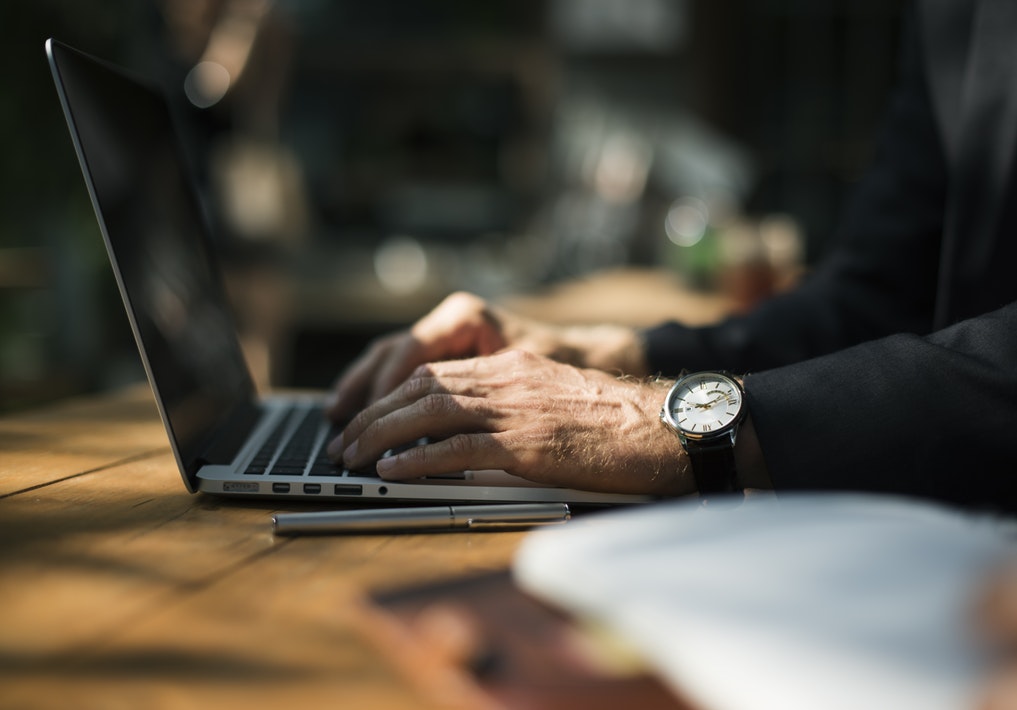 man on laptop