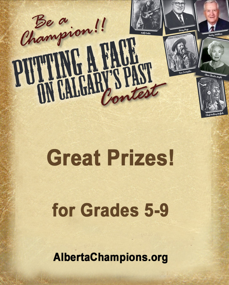 Alberta Champions Poster Great Prizes-Grades 5-9