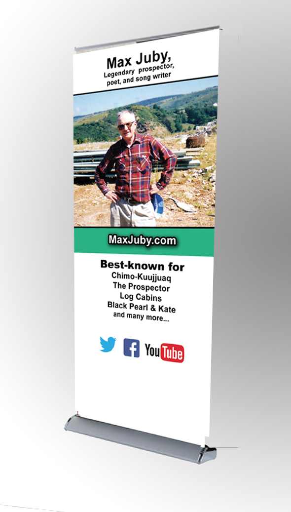 Max Juby Roll-up banner