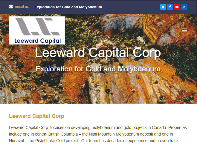 Leeward Capital Corp going-public corporate website-2023